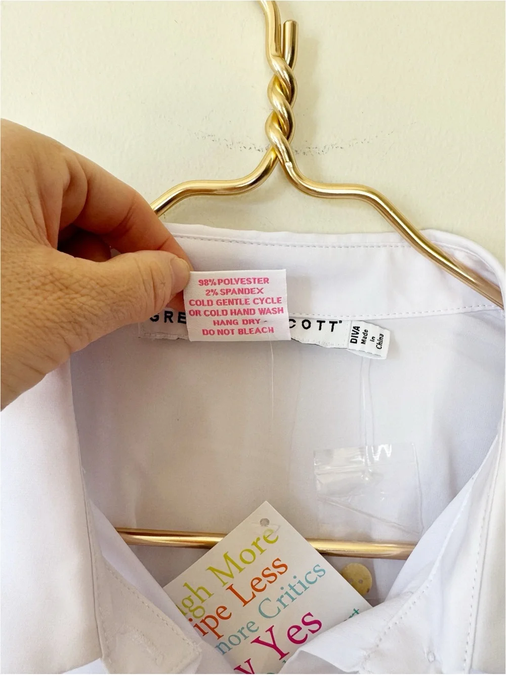 NWT Gretchen Scott Priss Blouse in Chiffon White Ruffle Sleeve Diva XXXL / 18